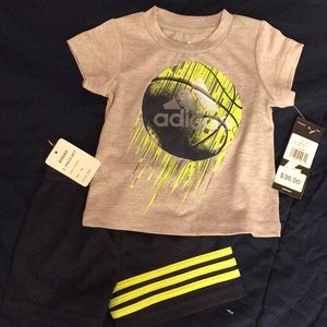Baby Adidas short set